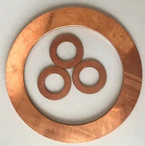 批發(fā)紫銅墊片 批發(fā)紫銅墊片